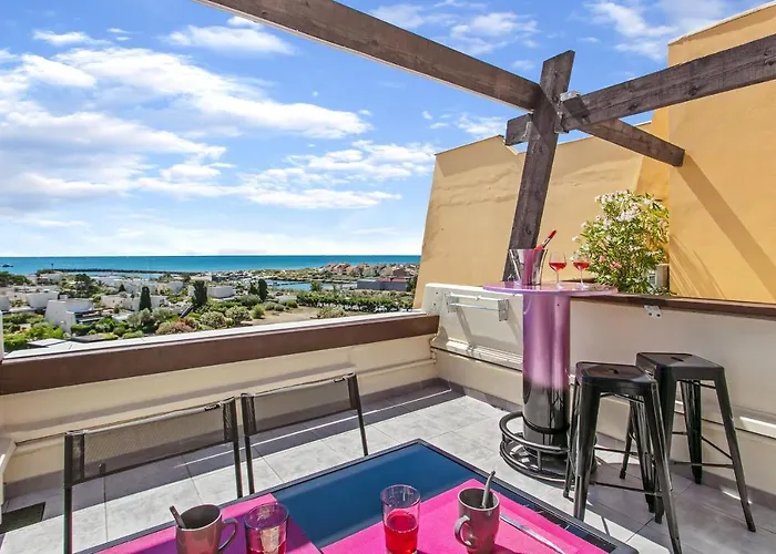 דירה Luxury Duplex Naturiste Sea View אגדה